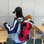 Dog Carrier Backpack with Safety Strap and Storage Pockets for 1–25 kg Dogs