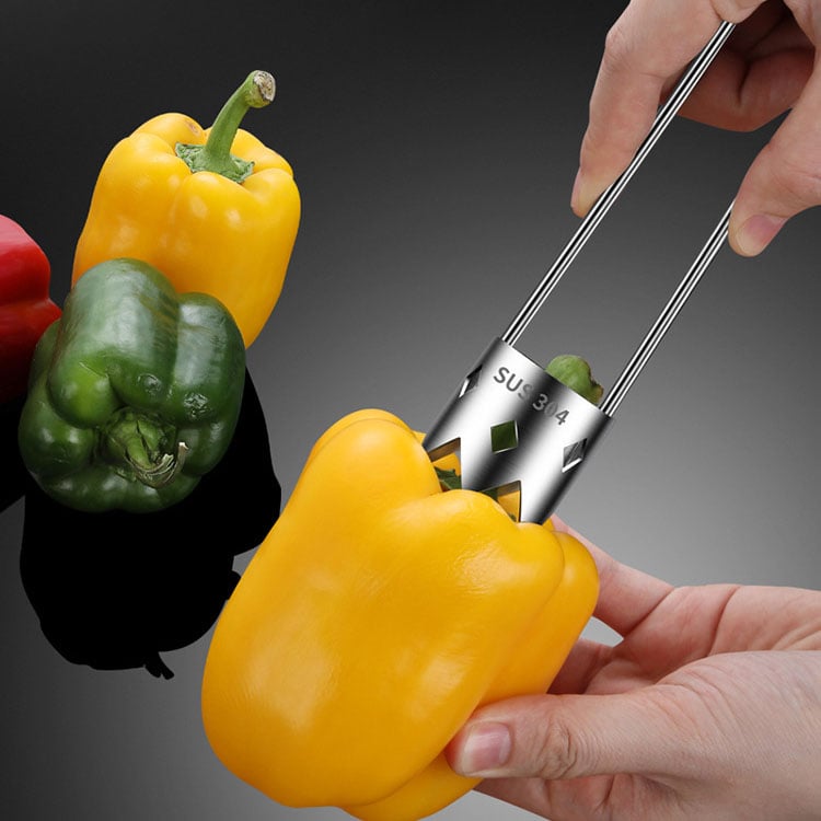 🍅304 Stainless Steel Multi-Use Core Remover🍎
