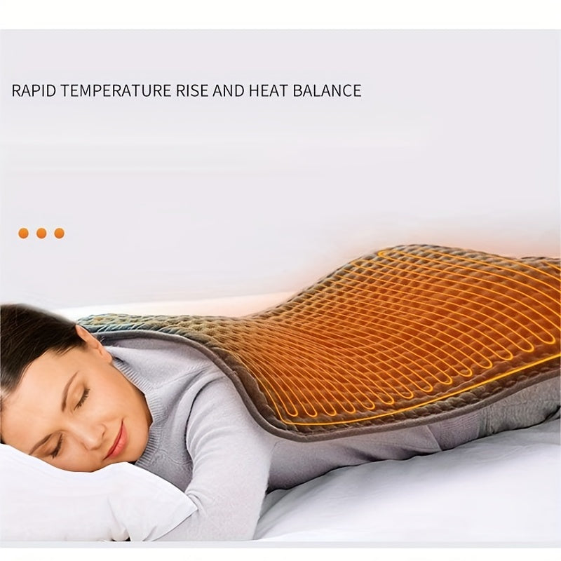 Electric Blanket Flannel Heated Timer Safety Throw