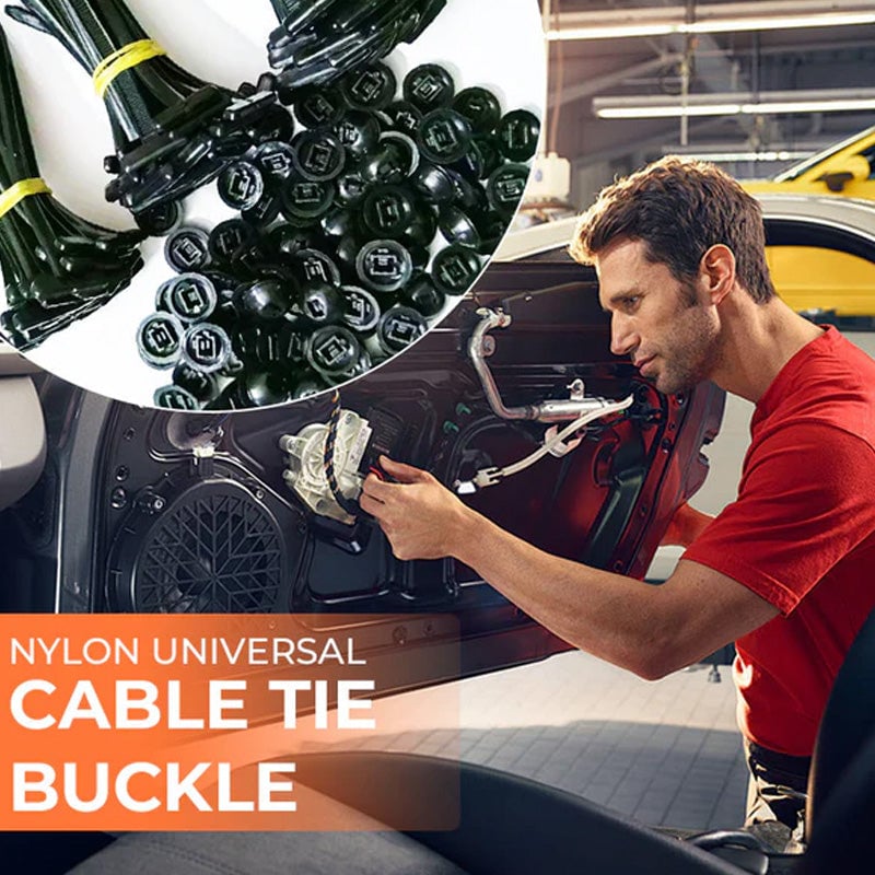 Practical Nylon Universal Cable Tie Buckle