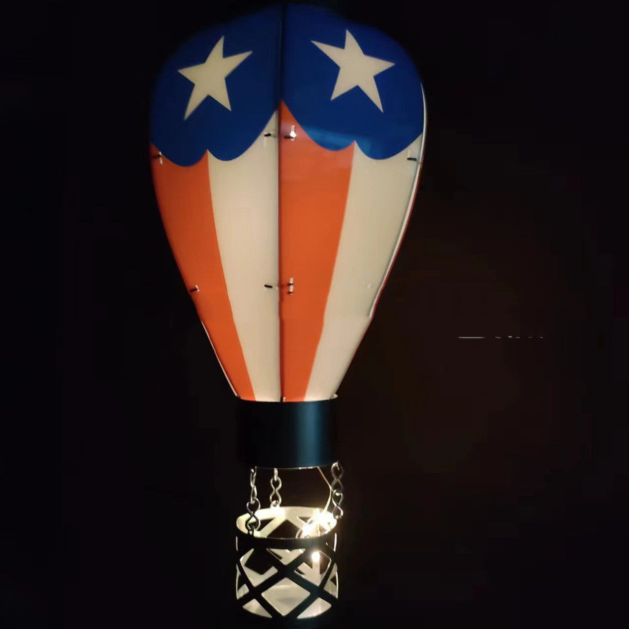 Christmas Solar Hot Air Balloon Lantern Outdoor