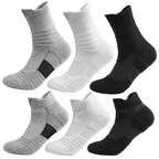 Breathable Moisture Wicking Athletic Basketball Socks for Men
