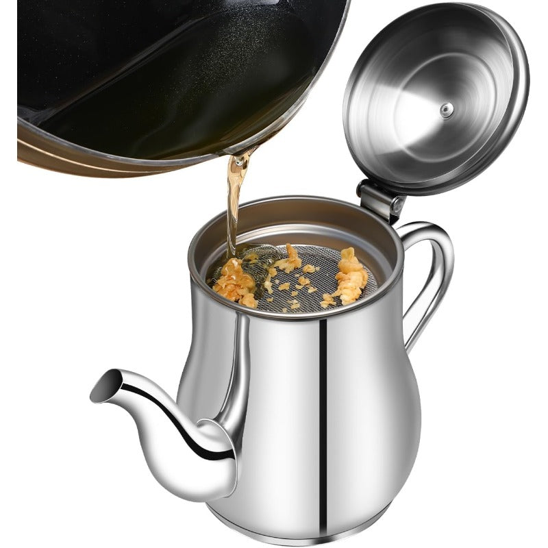Stainless Steel Oil Strainer Pot