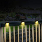 Solar-powered terrace lighting for outdoor use