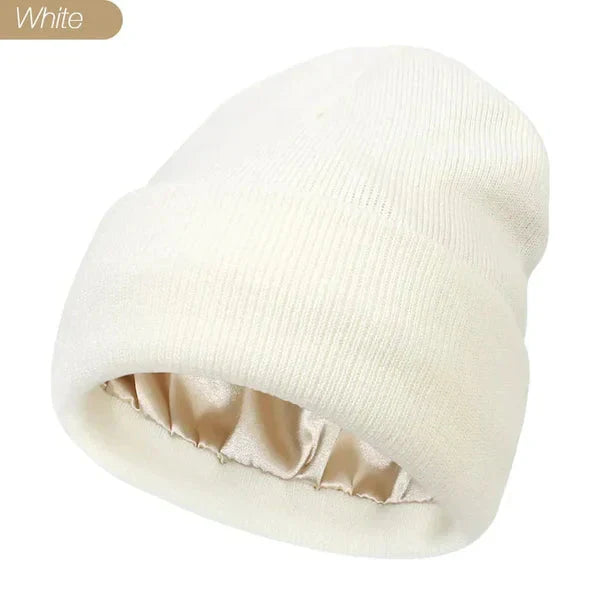 Women’s Beanie Hat | Anti-Static & Anti-Frizz | Smooth Hair Protection | Cozy All-Day Comfort