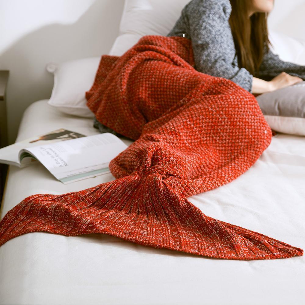 Warm and soft mermaid fabric