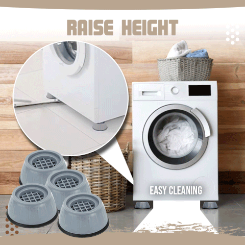Vibration-free washing machine feet - 4 pcs
