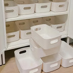 OrganiseerGemak - Set of 10 Wall Storage Boxes for Cosmetics and Snacks