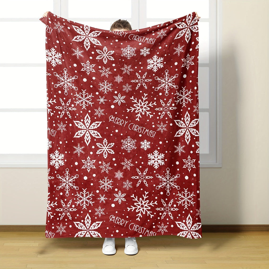FestiveSnuggle - Luxury Christmas Fleece Blanket for the Holidays
