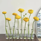 Flexible Flower Vases with Hinges | Modern Glass Tube Vase