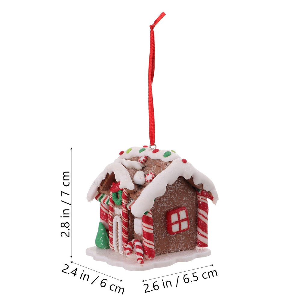 Mini Christmas Gingerbread House Decorations