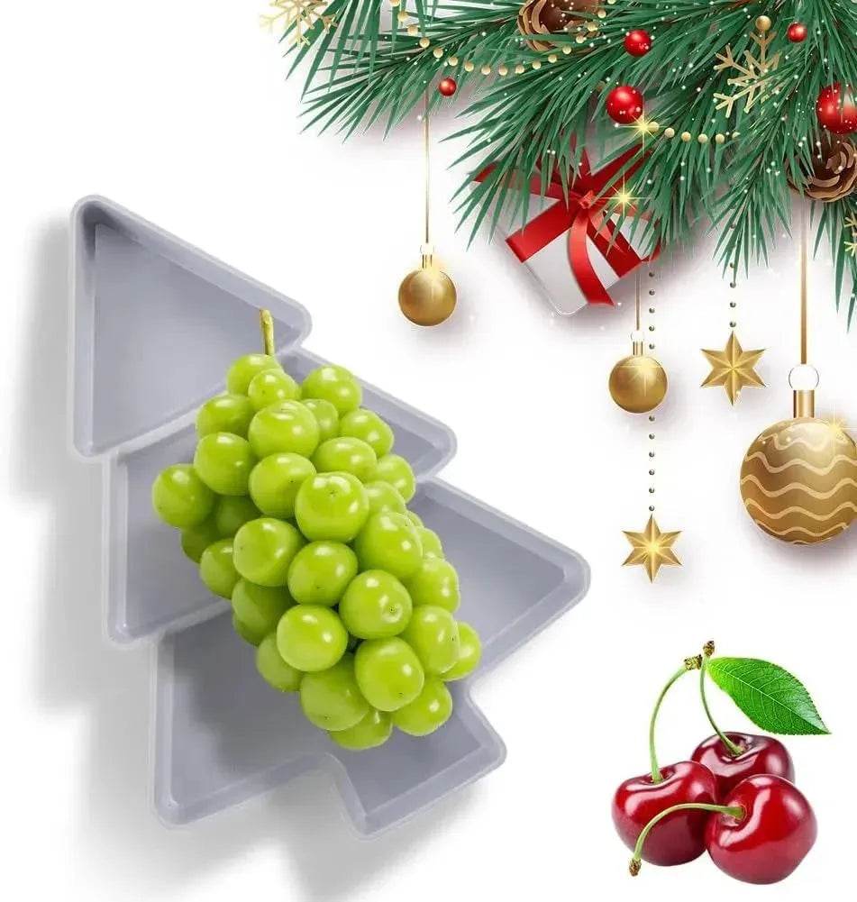 Creative Christmas Tree Fruit Platter Tray