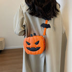 Halloween Messenger Bag – Minimalistic Shoulder Bag in Solid Colors