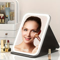 GlowMirror – LED Makeup Mirror with USB Charging