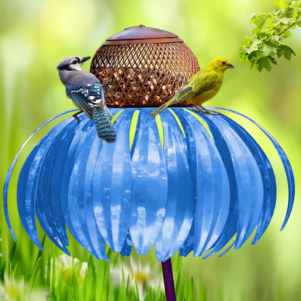 Bird Feed Station in Flower Design
