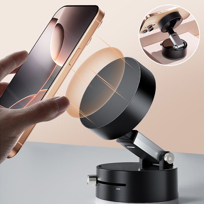 Vacuum suction magnet holder