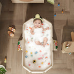 AquaLounge Folding Bathtub | PVC | For 1–3 People | With Shelves & Quick Fill System