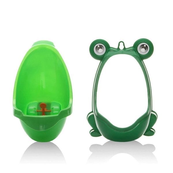 Children's urinal in frog shape – portable potty trainer with adjustable height