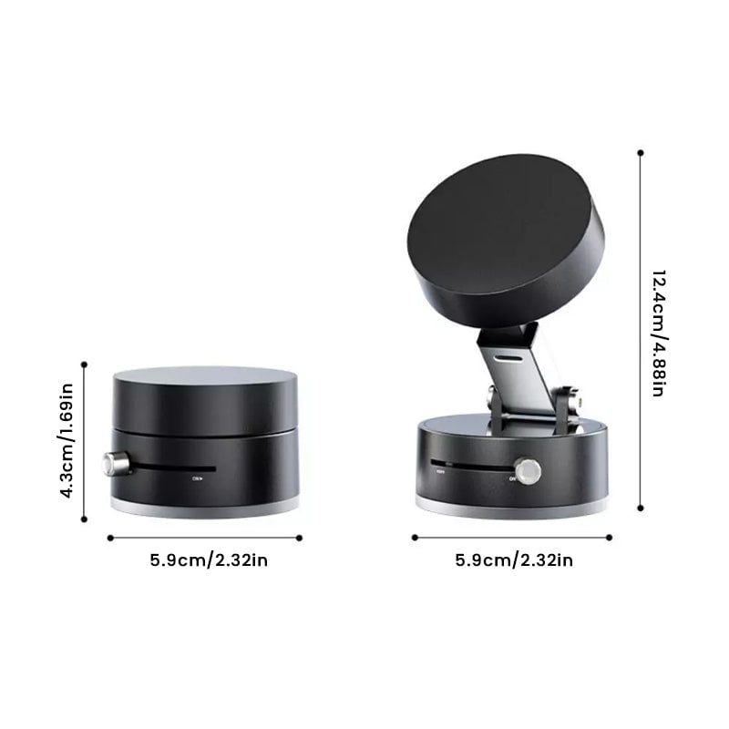 Vacuum suction magnet holder