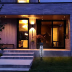 Solar-Powered Address Sign with Dual Lighting Modes