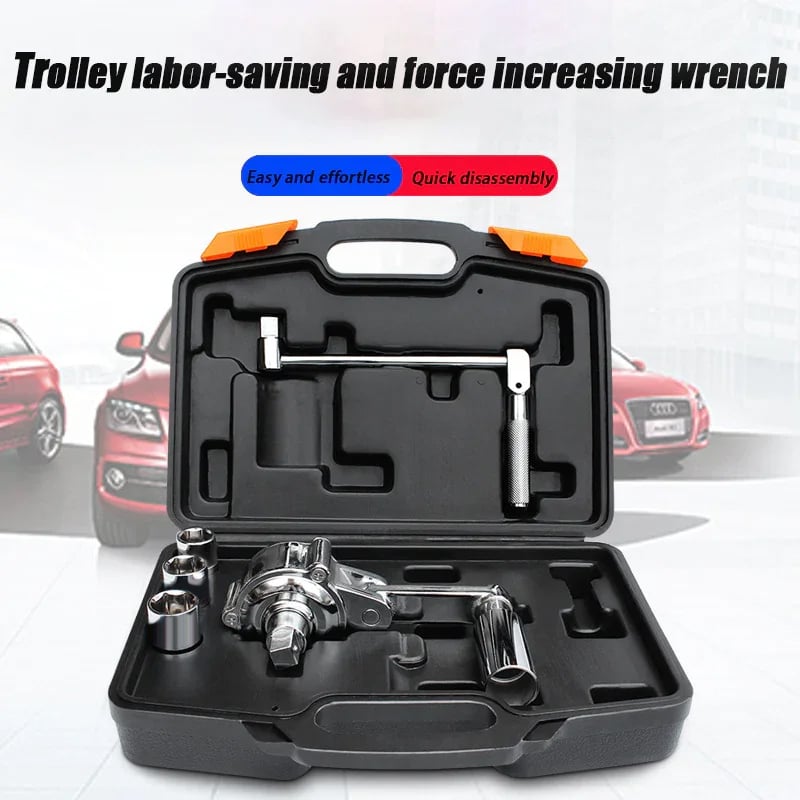 Wrench for tire change on car