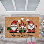 Doormat Gnome Christmas Decorations Indoor Outdoor