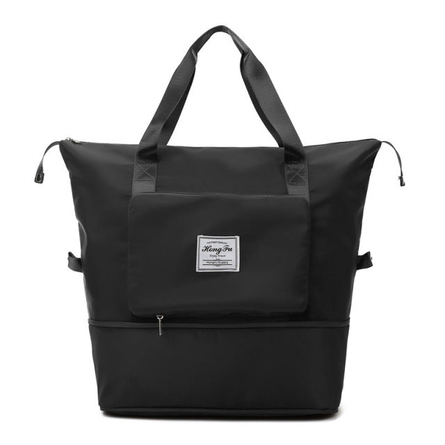 LuxeVoyage Elite Travel Tote | Stylish foldable luggage for effortless travel