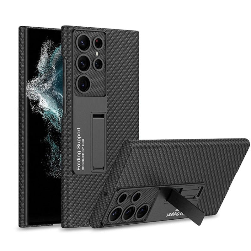 Luxurious, ultra-thin leather phone case, shockproof, for Samsung Galaxy 23