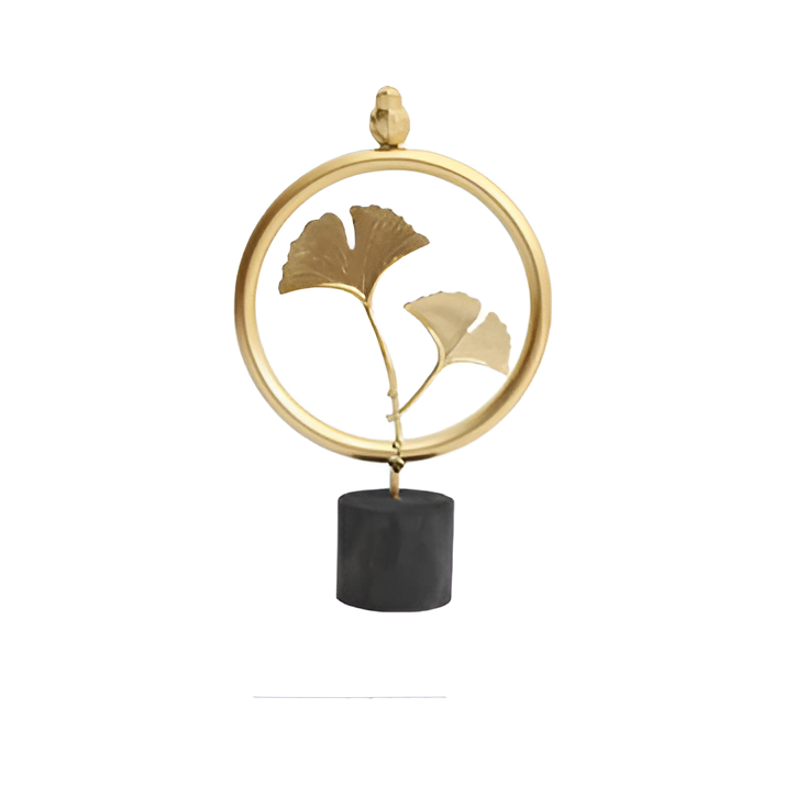 Minimalistic Ginkgo Leaf Sculpture for Elegant Natural Charm
