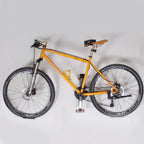 Steel Bicycle Wall Mount with Horizontal, Space-Saving Storage