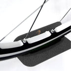 Steel Bicycle Wall Mount with Horizontal, Space-Saving Storage