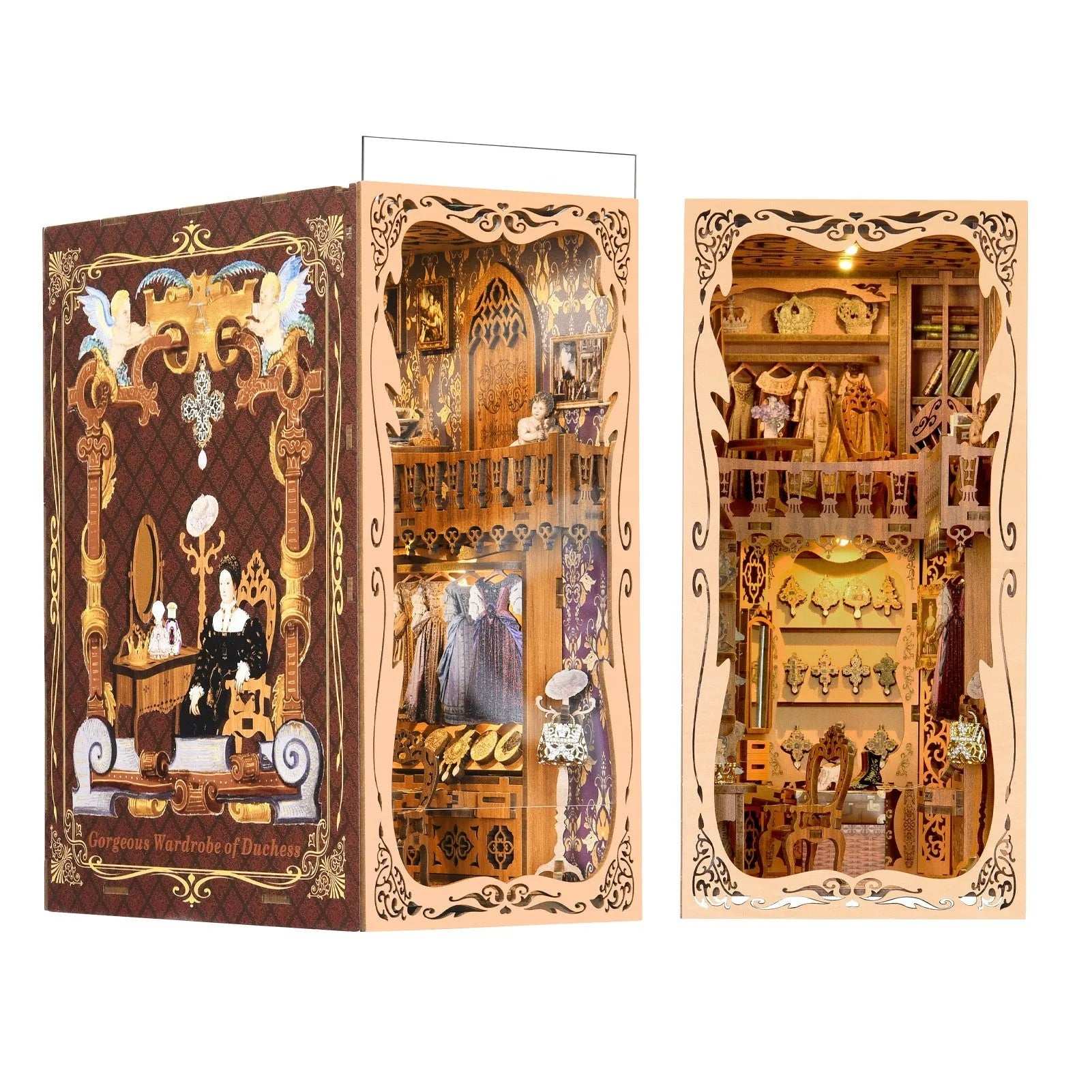 Wardrobe of Duchess DIY Book Nook Kit