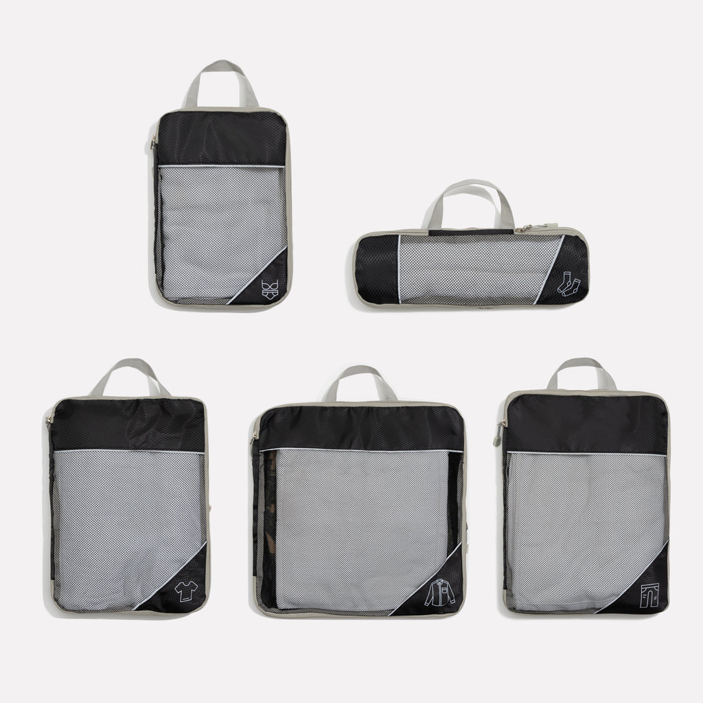 PackMate Compression Travel Set – Space-Saving Travel Cubes for Organized Packing