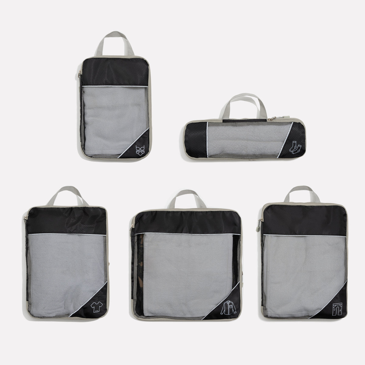 PackMate Compression Travel Set – Space-Saving Travel Cubes for Organized Packing