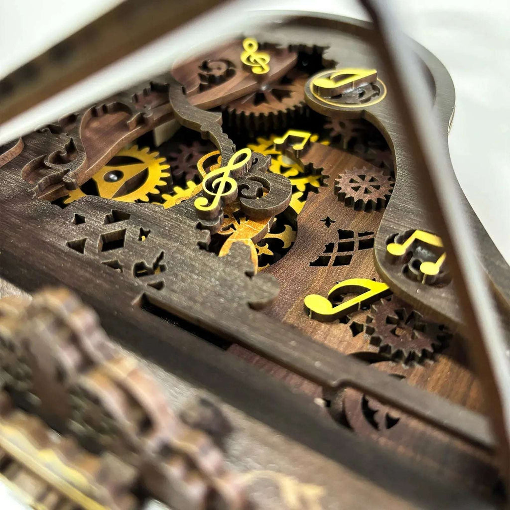 3D Piano DIY Wooden Mechanical Puzzles