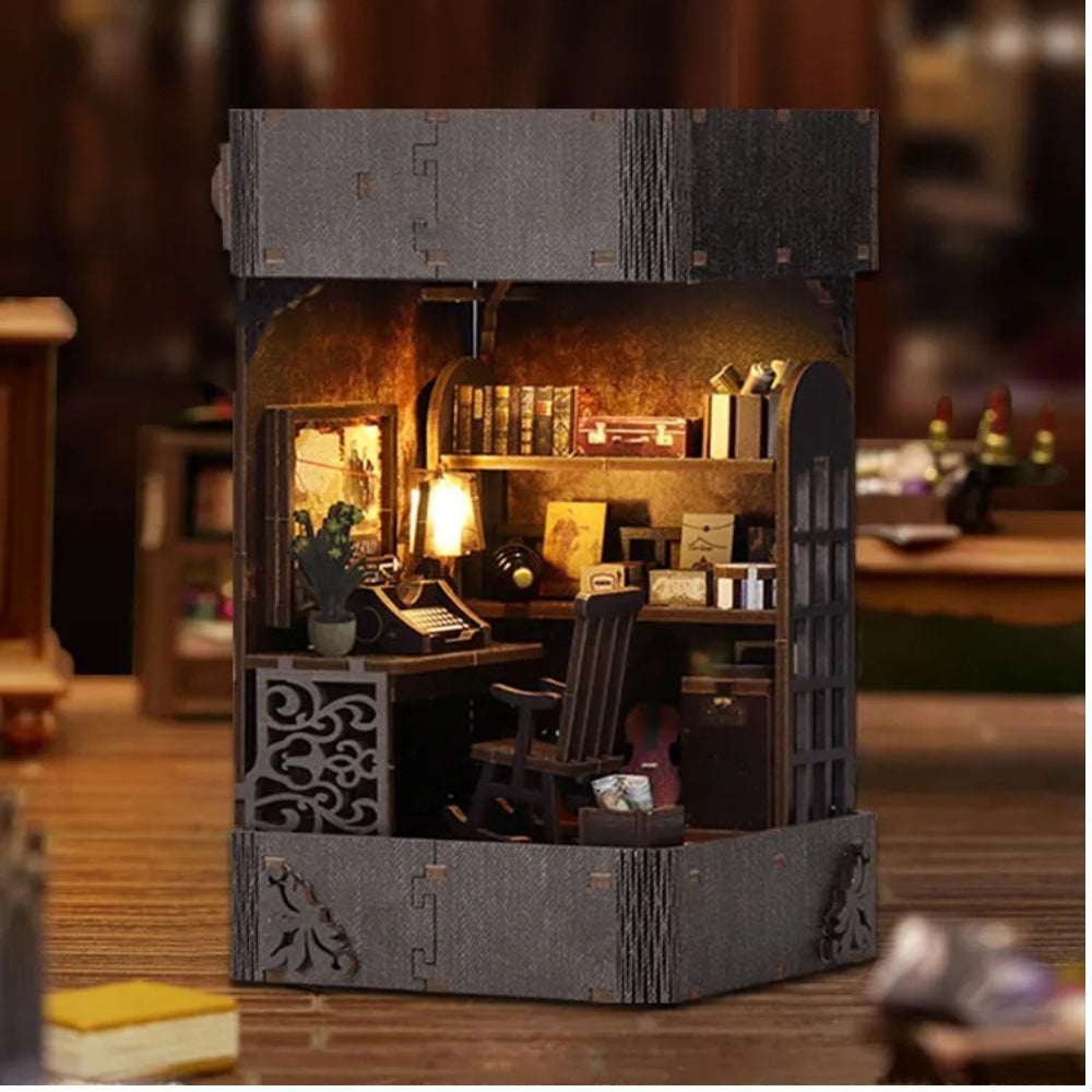 Detective Agency DIY Dollhouse Book Nook Kit