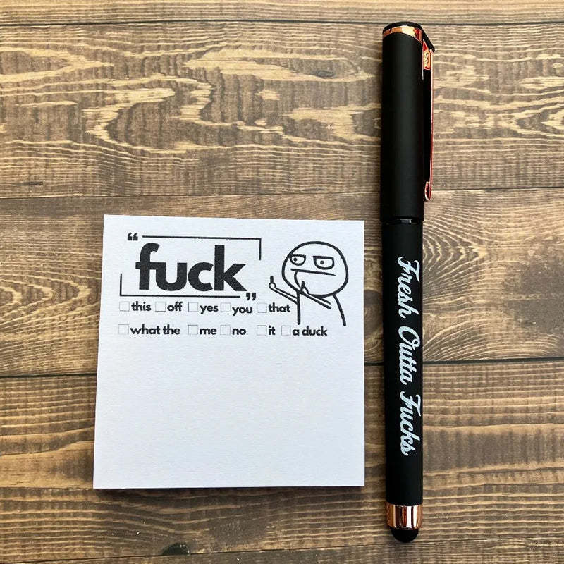 Funny Cheeky Duck Sticky Notes