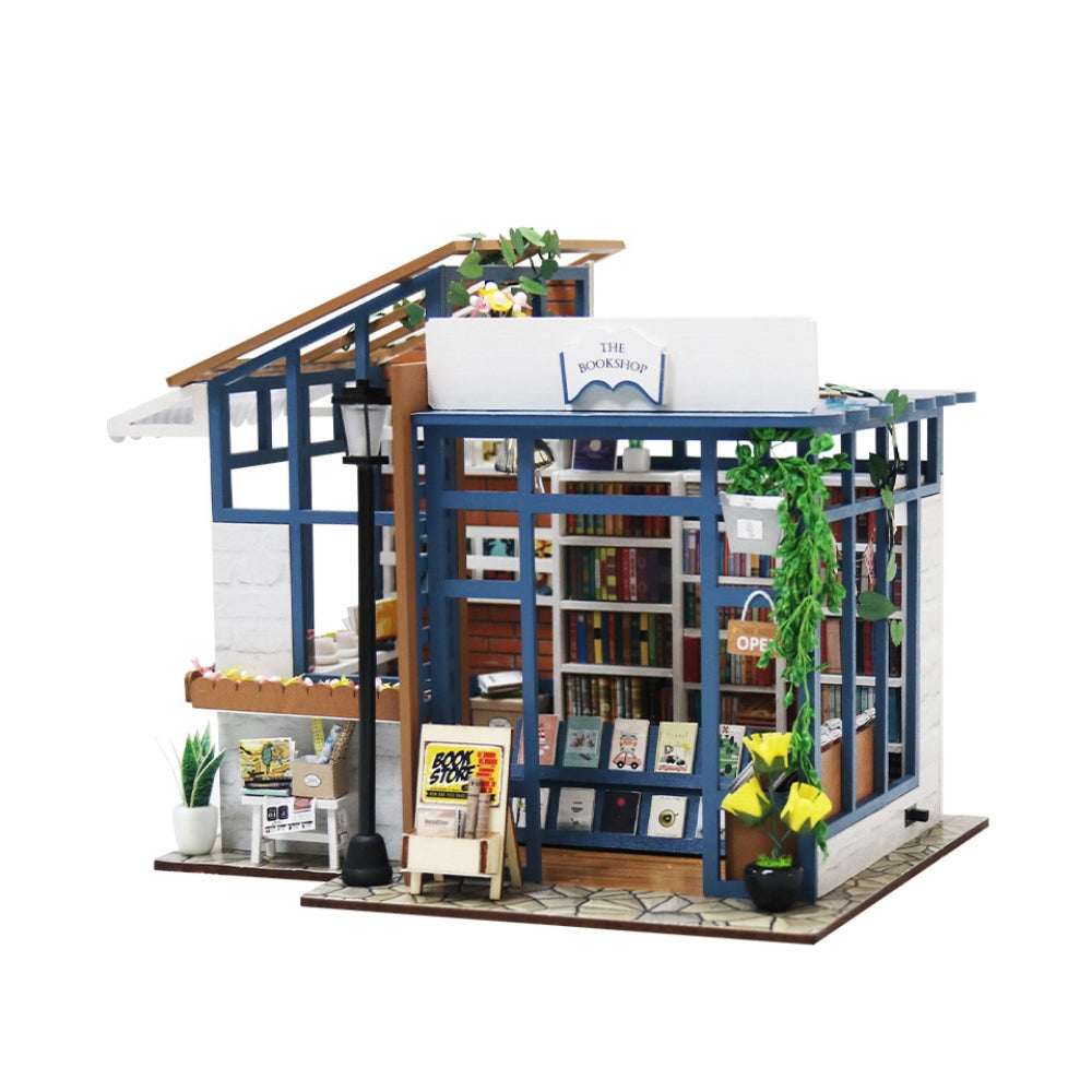 The Bookshop Mini House Kit l DIY Miniature Kit
