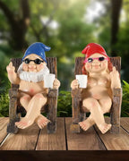 Cheeky Garden Gnome Funny Statue