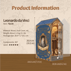 Leonardo da Vinci DIY Book Nook Kit