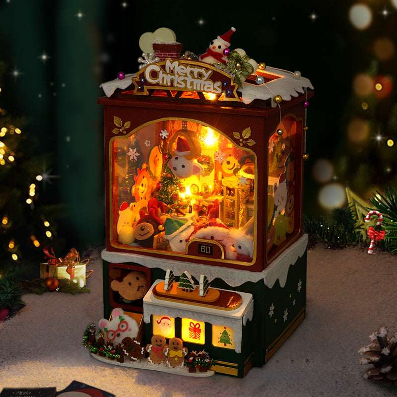 Christmas Crane Game Book Nook Kit