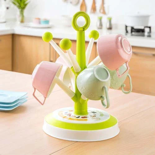 Plastic Tree Glass Holder Mug Stand