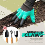 1 Pair of Garden Gloves with Claws – Planting without Tools