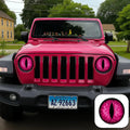 1 Pair of Headlight Stickers – Eye-catching Design with Personality