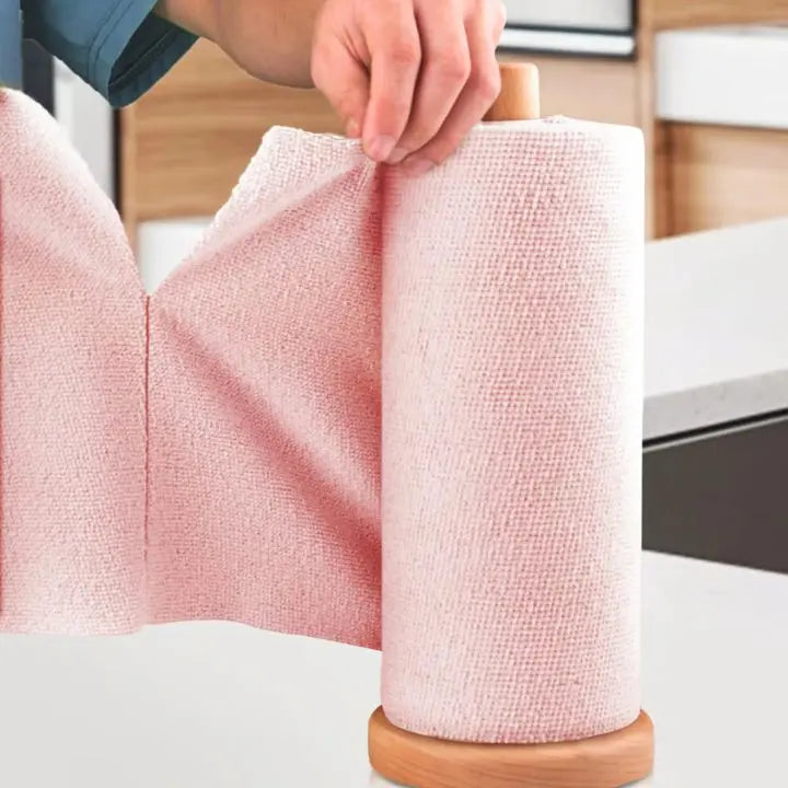 1 Roller Reusable Microfiber Cloths (20 Sheets) – Absorbent & Eco-Friendly