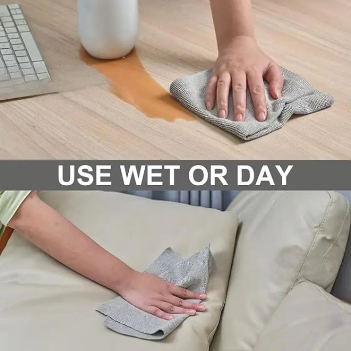 1 Roller Reusable Microfiber Cloths (20 Sheets) – Absorbent & Eco-Friendly