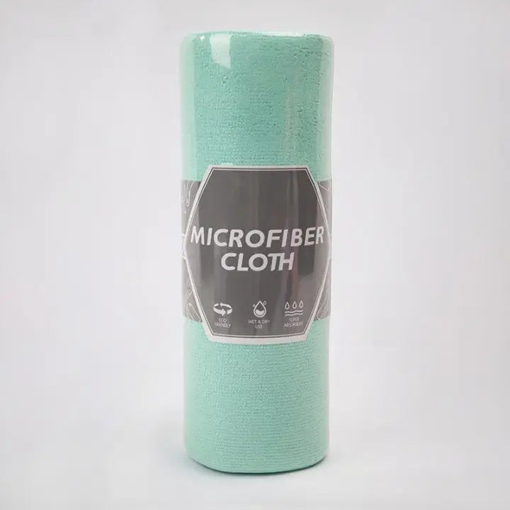 1 Roller Reusable Microfiber Cloths (20 Sheets) – Absorbent & Eco-Friendly