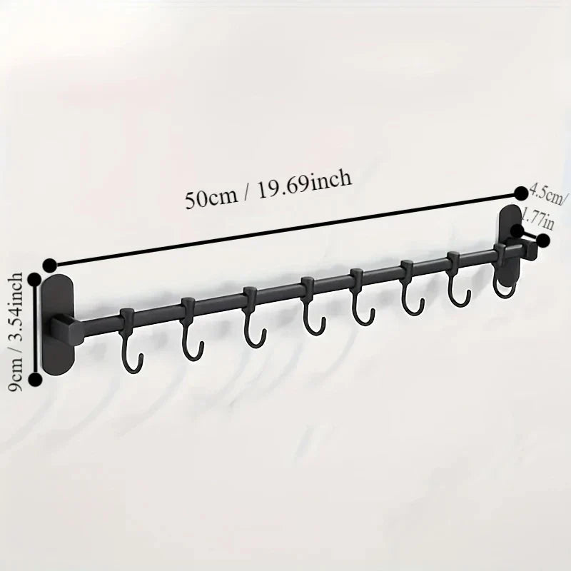 Storage shelf for kitchen utensils – versatile use – wall-mounted – storage shelf for pan lids and spatulas