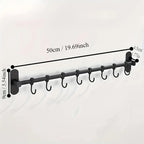Storage shelf for kitchen utensils – versatile use – wall-mounted – storage shelf for pan lids and spatulas