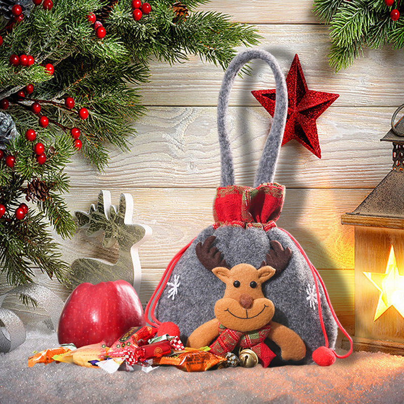 Christmas gift snowman doll bag